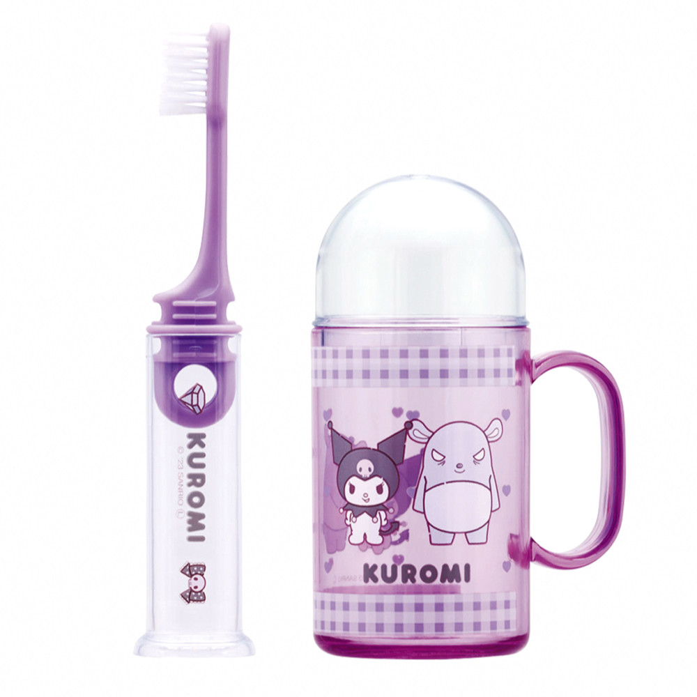 스케이터 칫솔세트 쿠로미 칫솔 케이스 세트 휴대용칫솔세트