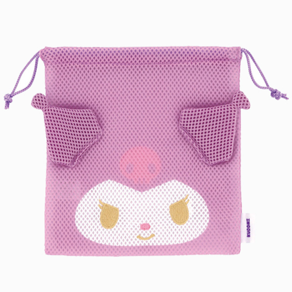 스케이터 파우치 쿠로미 메쉬 조리개 파우치백