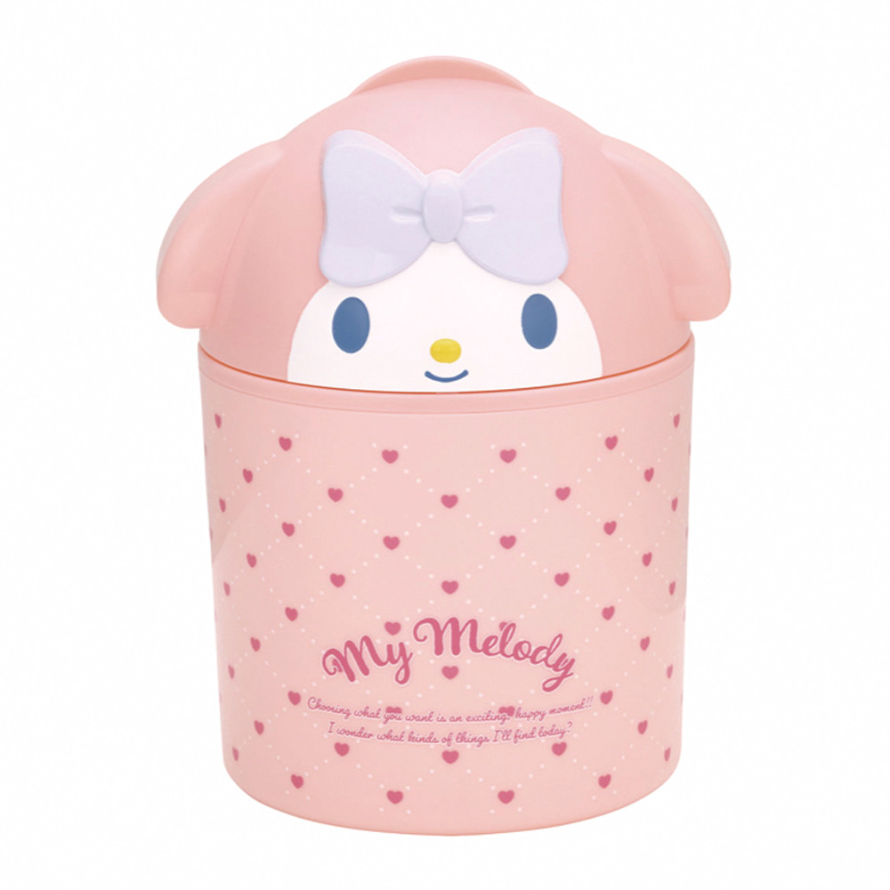 스케이터 휴지통 쓰레기통 마이멜로디 다이컷 탁상휴지통