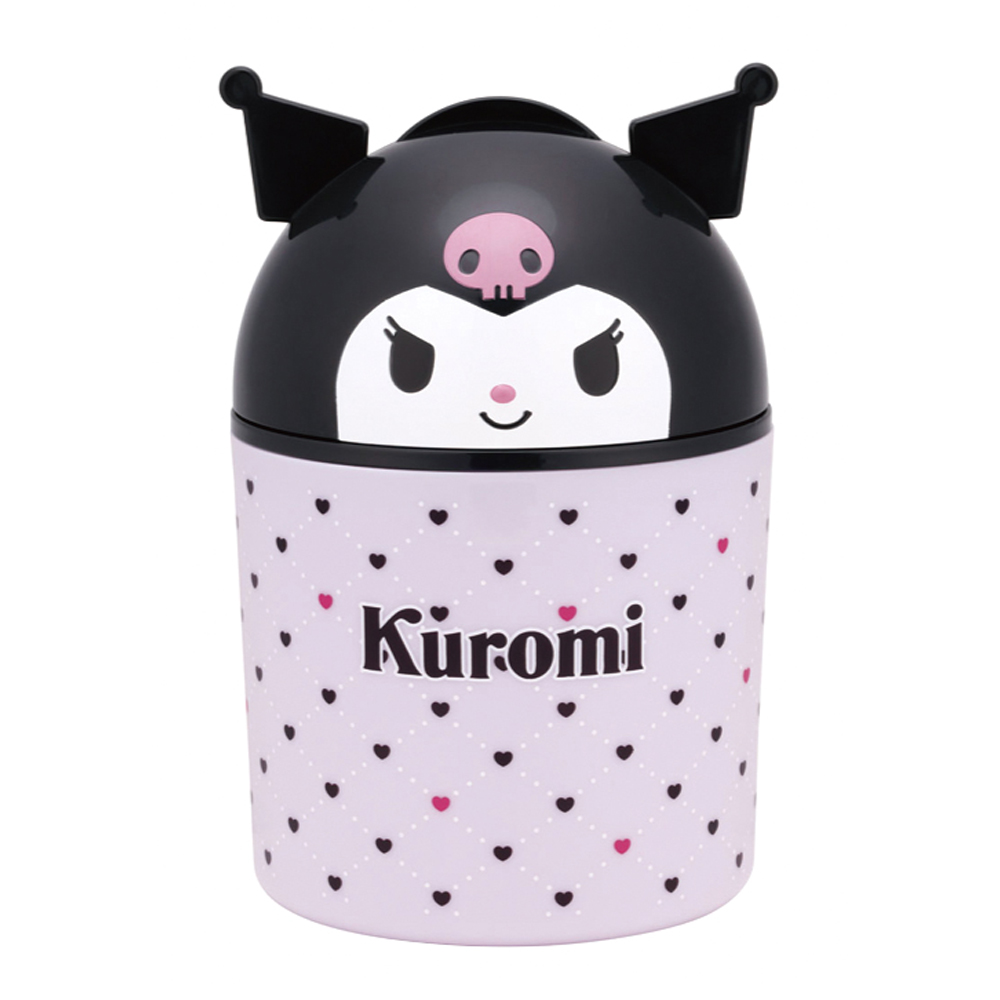 스케이터 휴지통 쓰레기통 쿠로미 다이컷 탁상휴지통