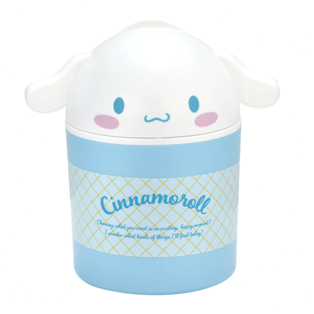 스케이터 휴지통 쓰레기통 시나모롤 다이컷 탁상휴지통