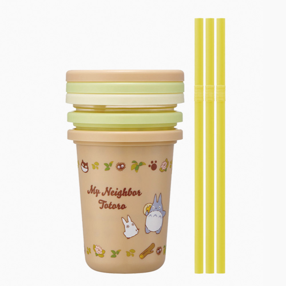 스케이터 빨대컵 토토로 고양이버스 스트로 텀블러 3P 세트 230ml 유아컵 아기컵 이유컵