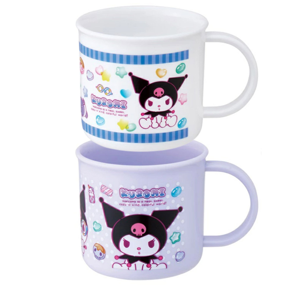 스케이터 아기컵 쿠로미 마슈구미 핸들컵 200ml 2P 세트 유아컵 어린이컵 아동컵