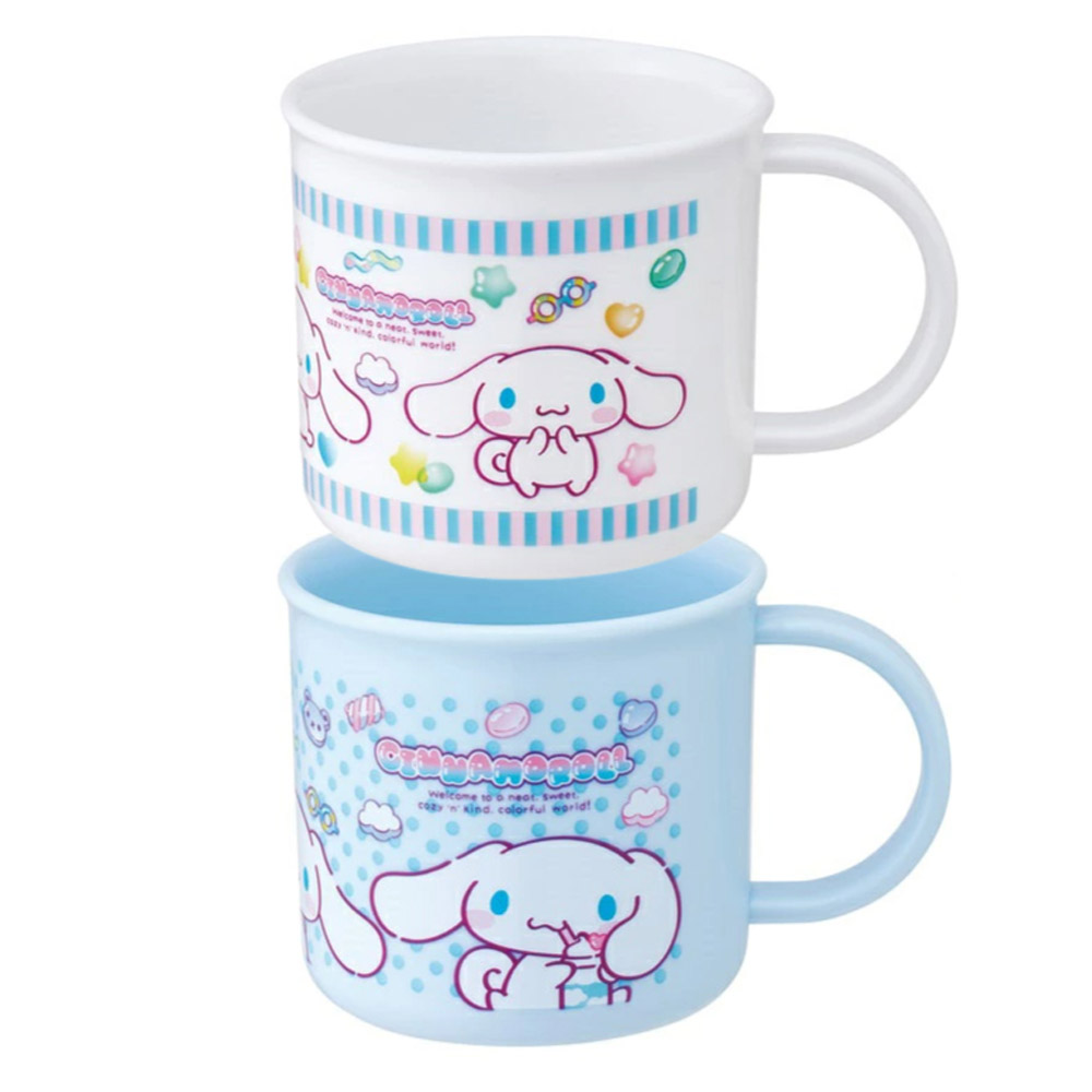 스케이터 아기컵 시나모롤 마슈구미 핸들컵 200ml 2P 세트 유아컵 어린이컵 아동컵