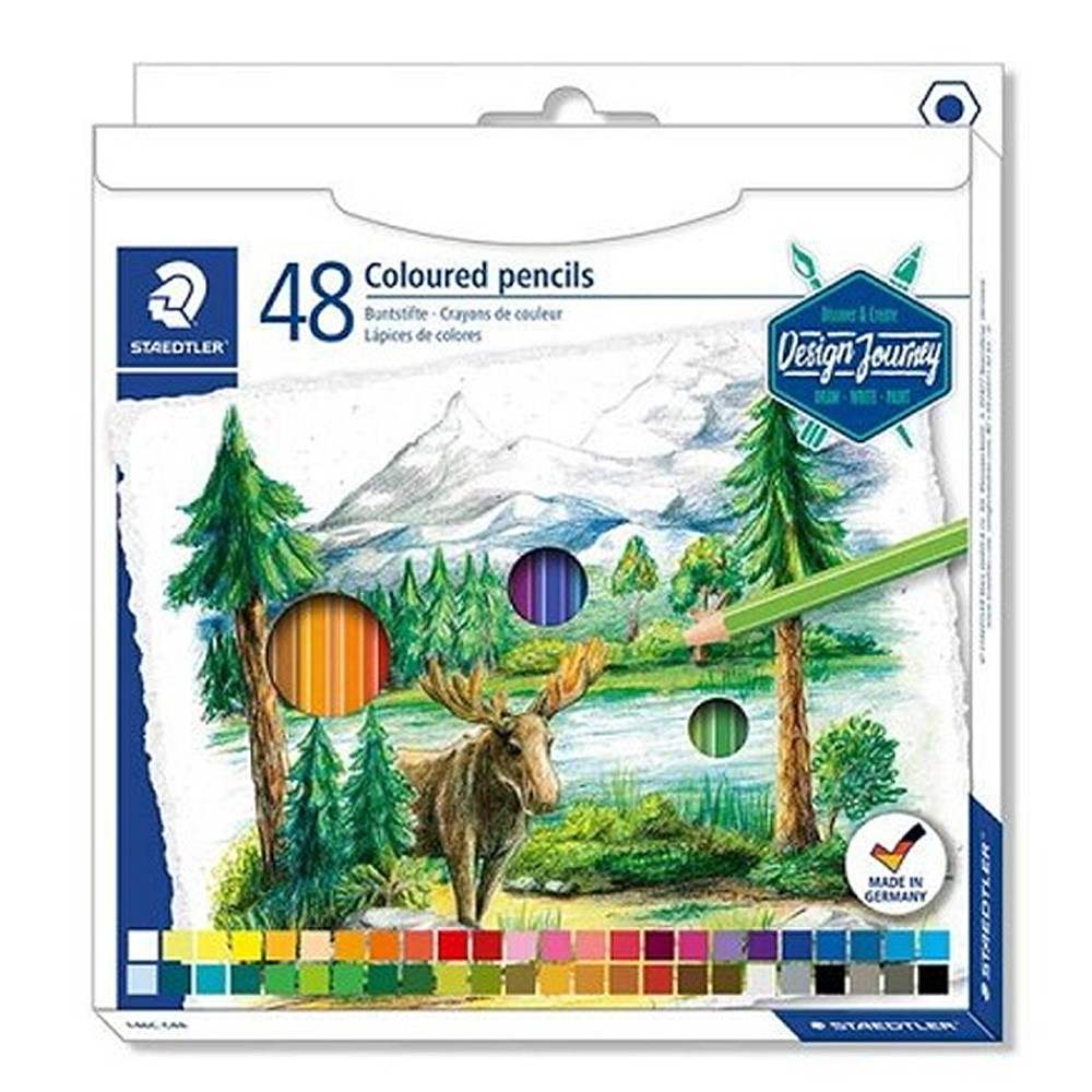 스테들러 146C C48 색연필 48색 종이케이스