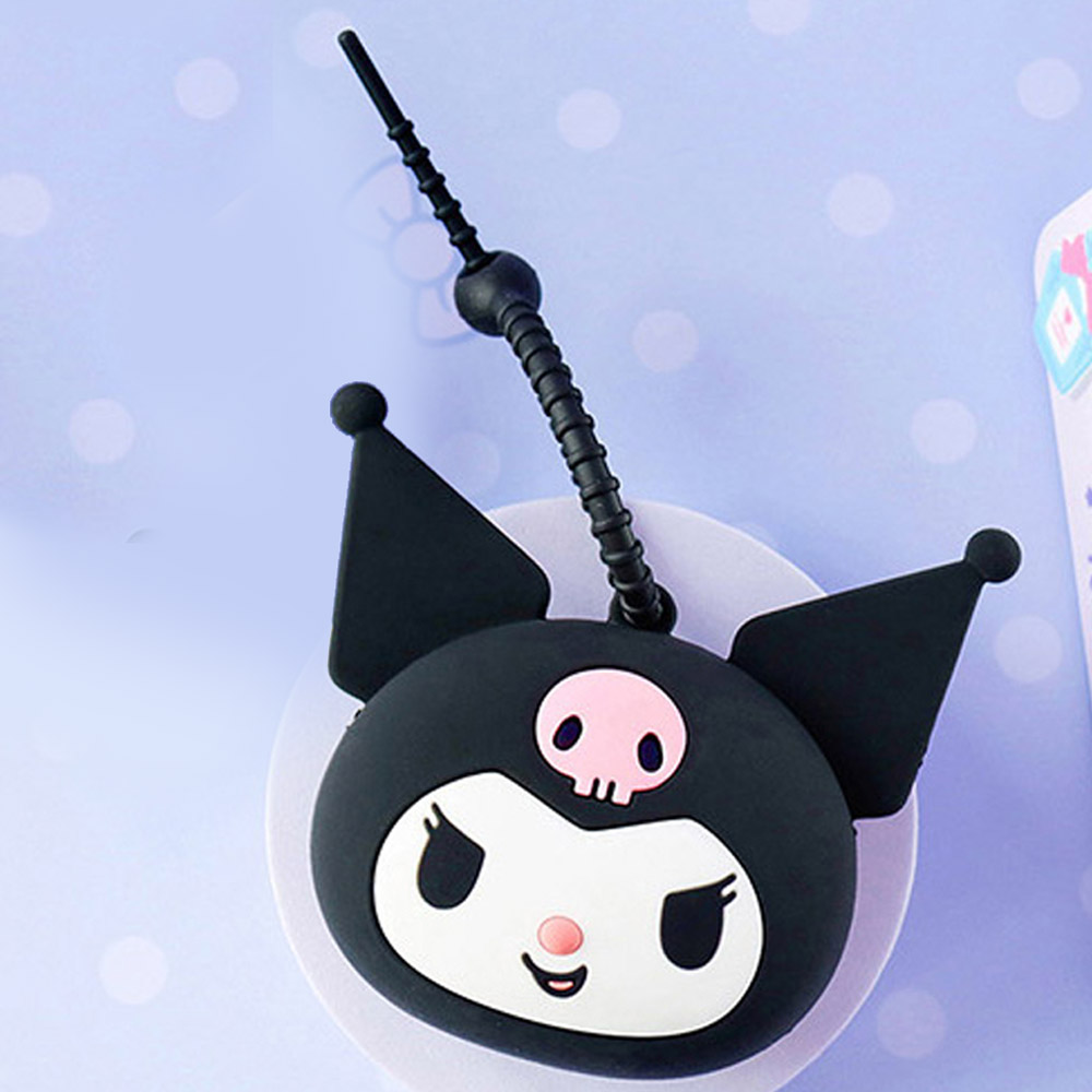 산리오 캐릭터 동전지갑 키링 쿠로미 (블랙) 동전 지갑키링 지갑 캐릭터지갑