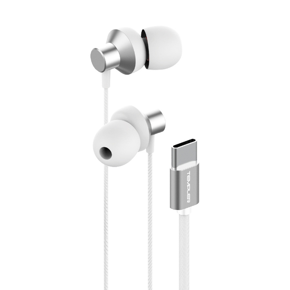 템플러 모바일 이어폰 C타입 1.2m (TEM-EP120) (화이트)