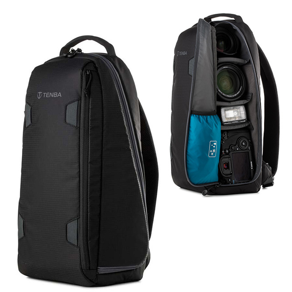 TENBA 사진작가 카메라 가방 백팩 Solstice 10L Sling Bag Black (636-423)
