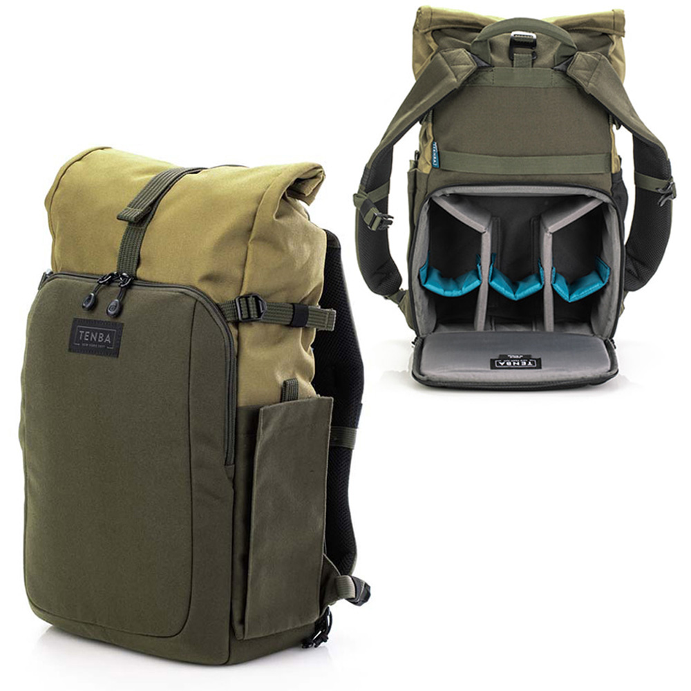 TENBA 사진작가 카메라 가방 백팩 Fulton V2 14L Tan Olive (637-734)