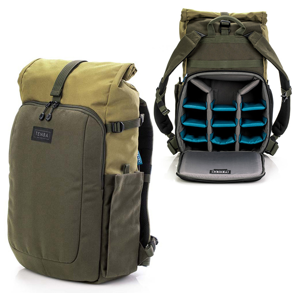 TENBA 사진작가 카메라 가방 백팩 Fulton V2 16L Tan Olive (637-737)