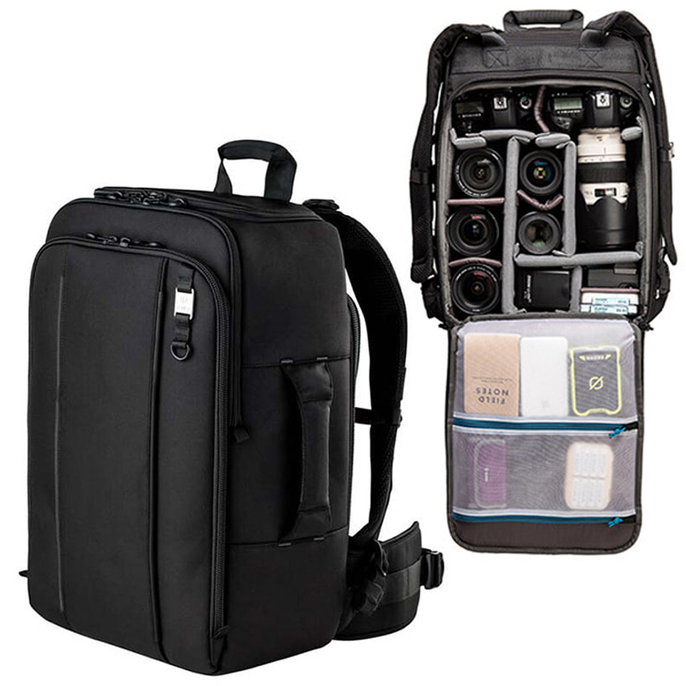 TENBA 사진작가 카메라 가방 백팩 Roadie 20L Black (638-721)