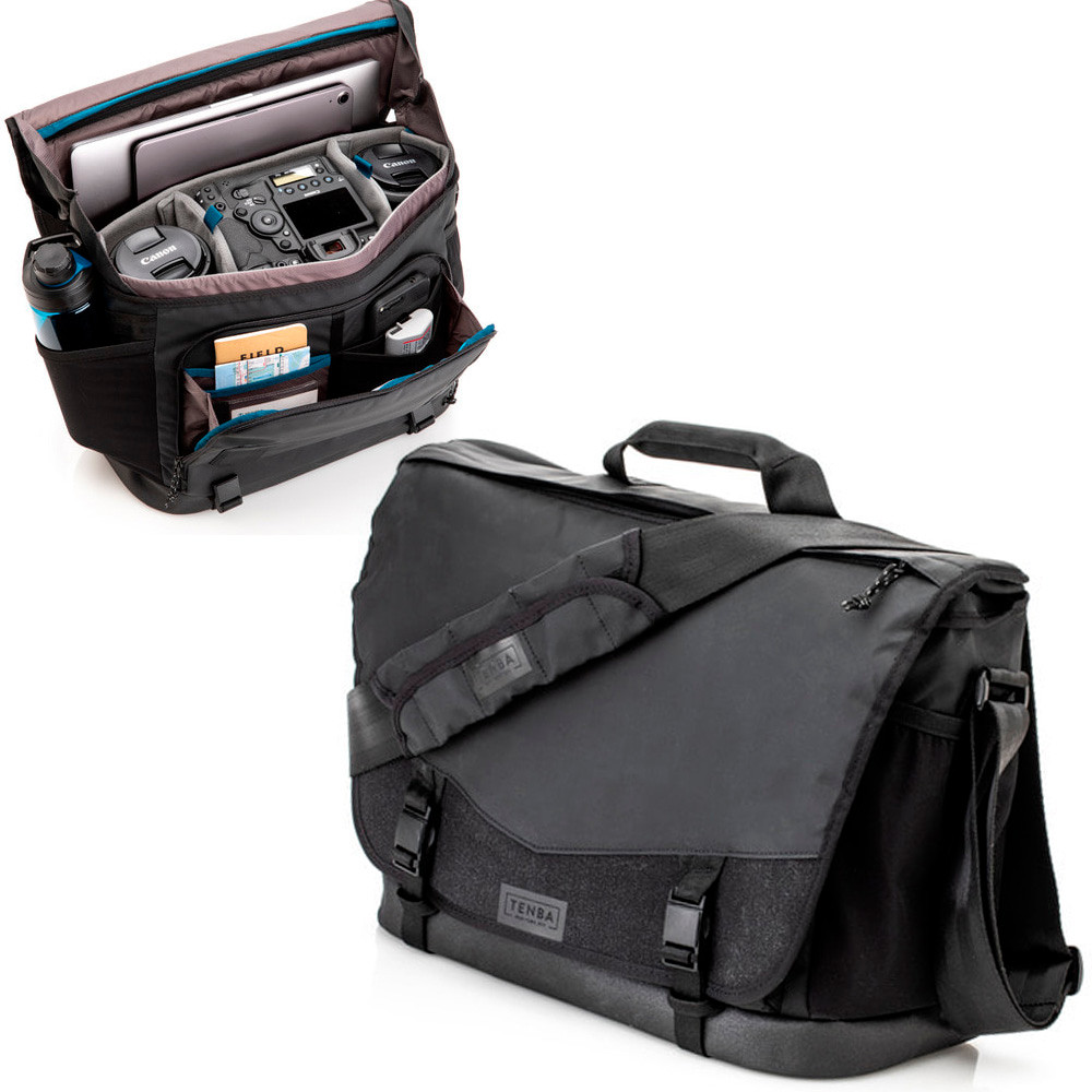 TENBA 사진작가 카메라 가방 숄더백 DSLR Messenger DNA 16 Black (638-576)