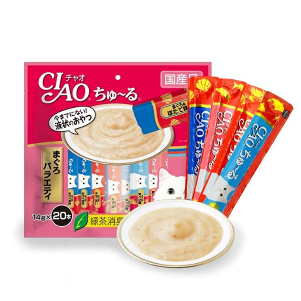 이나바 챠오츄르 참치 버라이어티 (20개입) (SC-194) (고양이 간식)