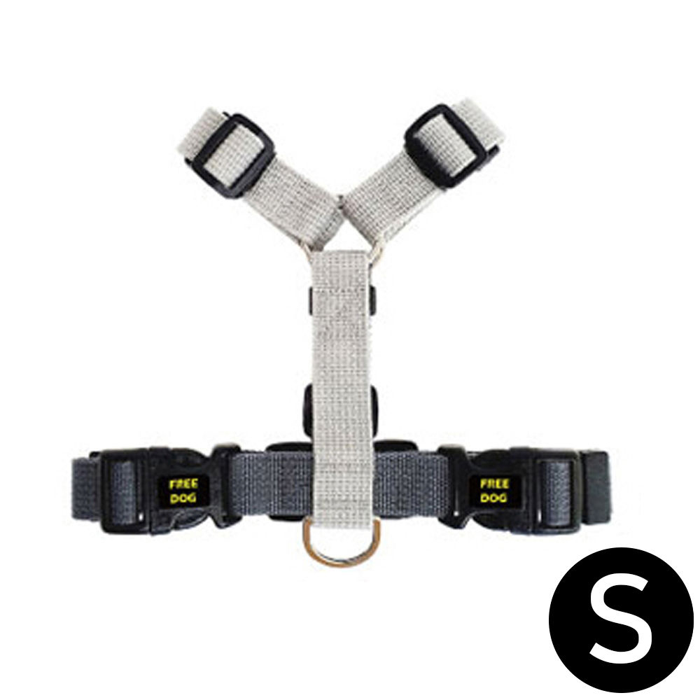 프리독 투웨이 애견 H하네스 (그레이다크) (S)