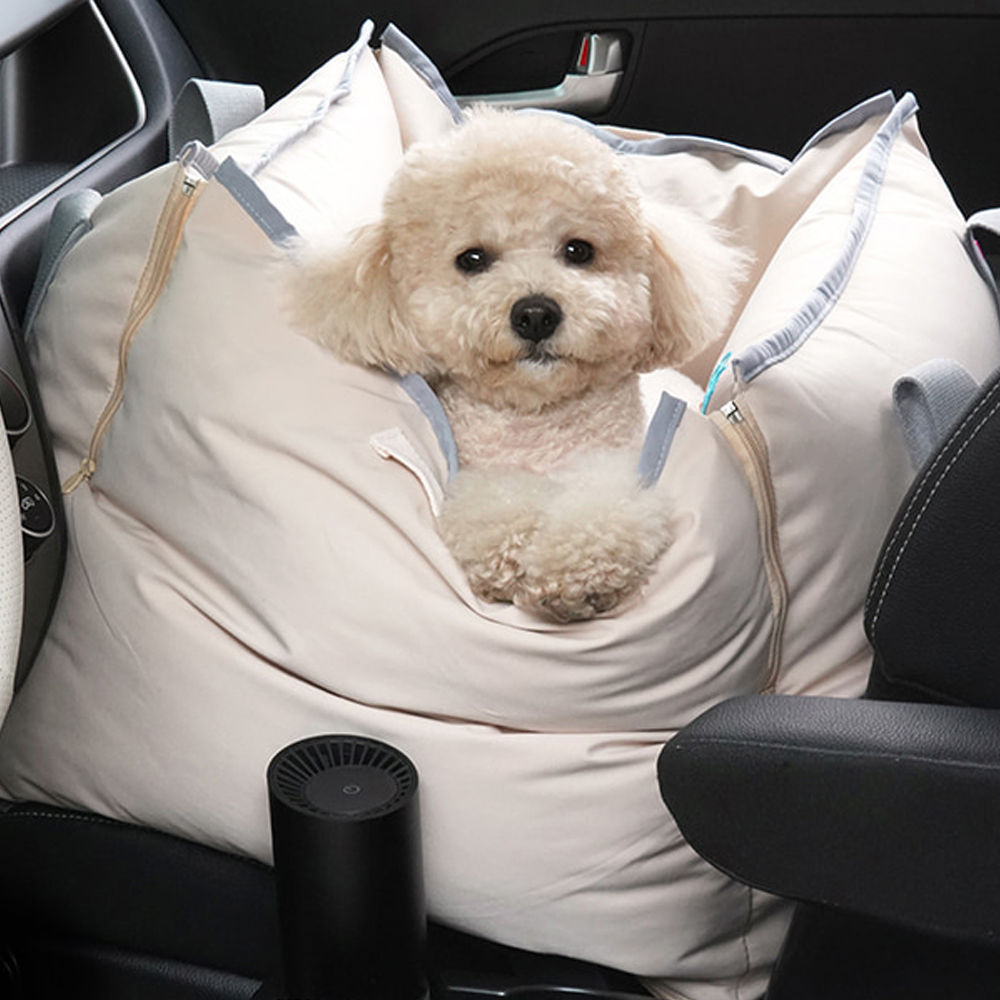 패리스독 굿슬립 강아지 카시트 (아이보리)