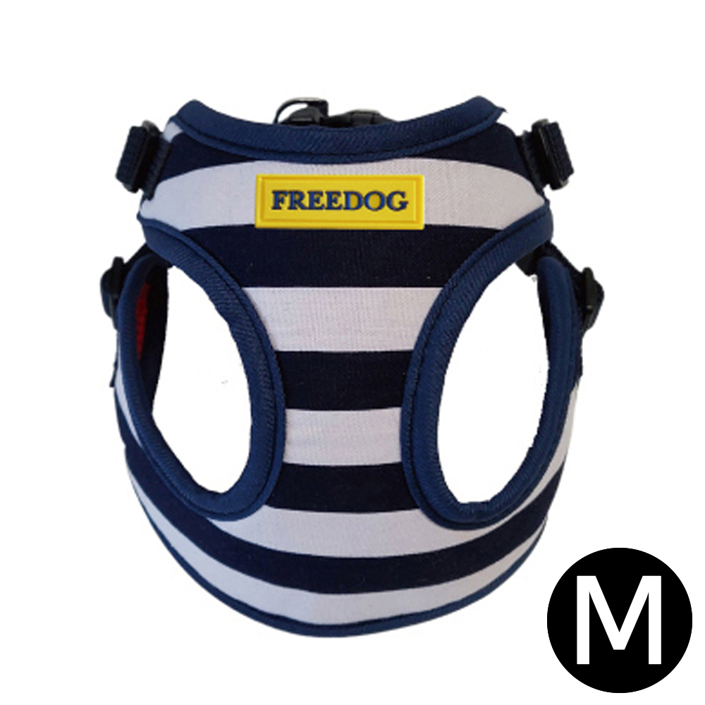 프리독 에디션 프리즌 강아지 하네스 (네이비) (M)