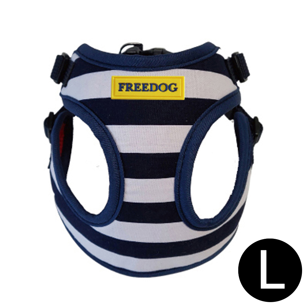 프리독 에디션 프리즌 강아지 하네스 (네이비) (L)