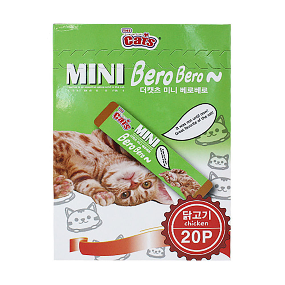 더캣츠 미니베로베로 (닭고기) 20p (고양이 간식)
