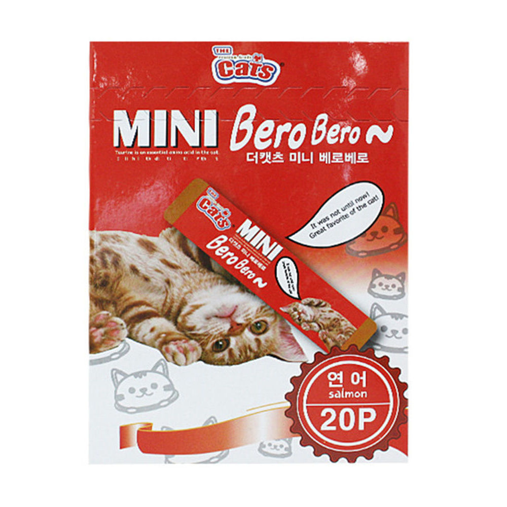 더캣츠 미니베로베로 (연어) 20p (고양이 간식)