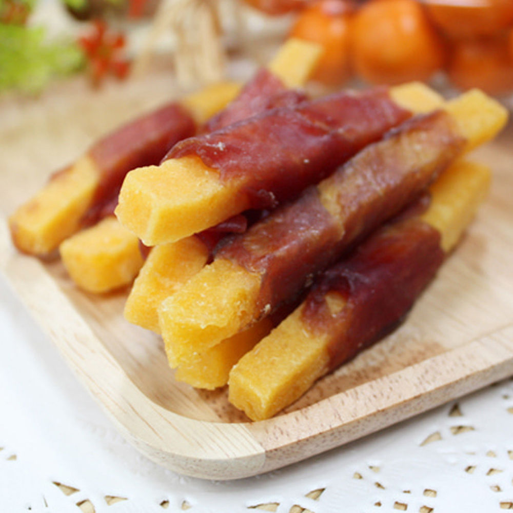 헬로도기 참 좋은 간식 고구마치즈 오리말이 100g (강아지 간식)