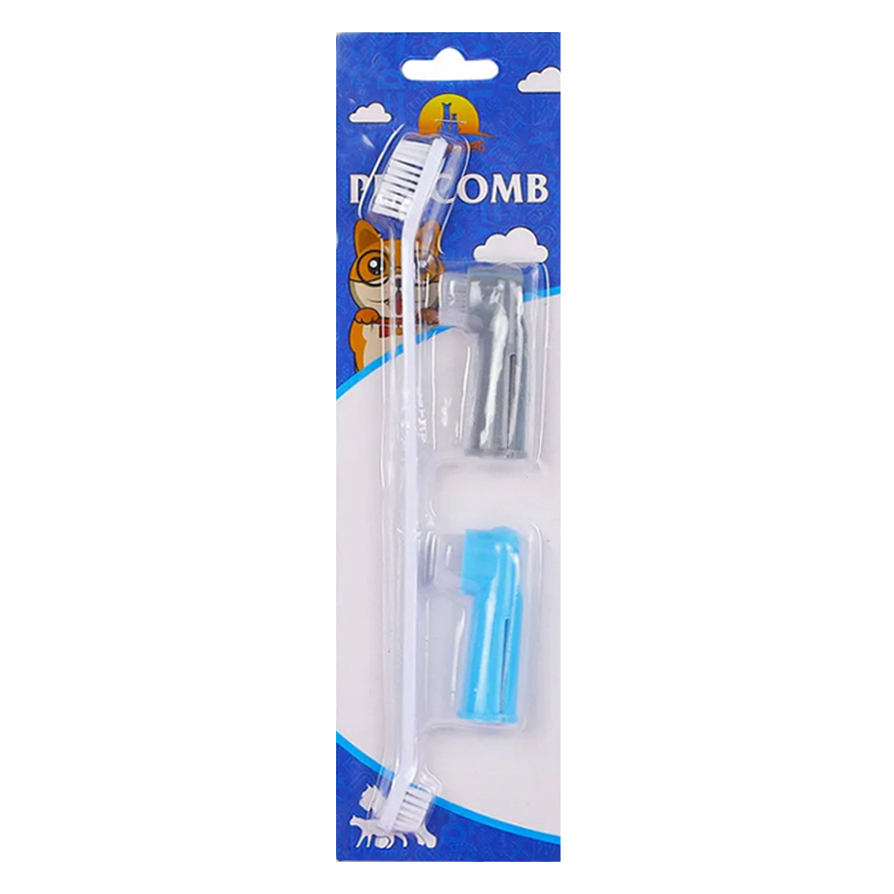 PETCOMB 칫솔1P 손가락칫솔2P 세트