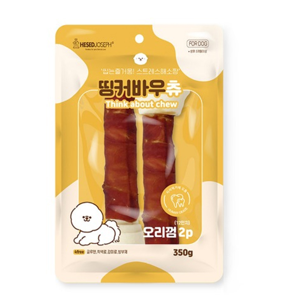 띵커바우츄 오리껌2P (350g) (강아지 간식)