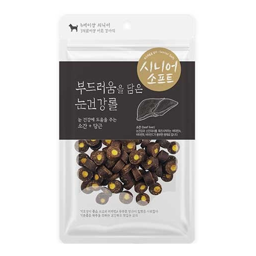 시니어소프트 건강함을담은 눈건강롤 100g (강아지 간식)
