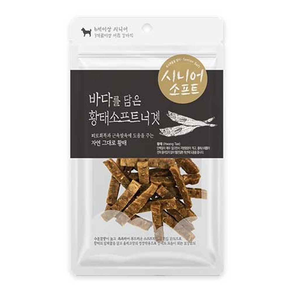 시니어소프트 건강함을담은 황태 소프트 너겟 80g (강아지 간식)