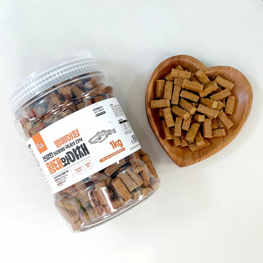 한그득 강아지 통간식 멍메이징 1kg (황태)