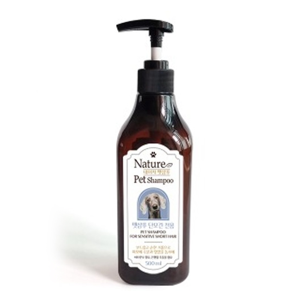 네이처펫 애견샴푸 단모견 샴푸 500ml