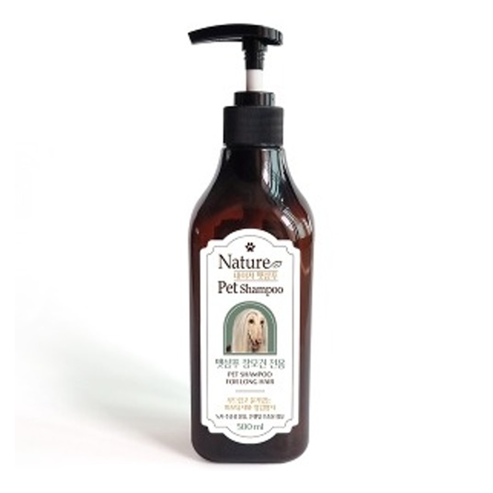 네이처펫 애견샴푸 장모견 샴푸 500ml