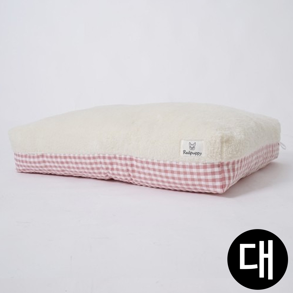 레드퍼피 강아지쿠션 체트라 듀얼쿠션 (파스텔핑크) (대형)
