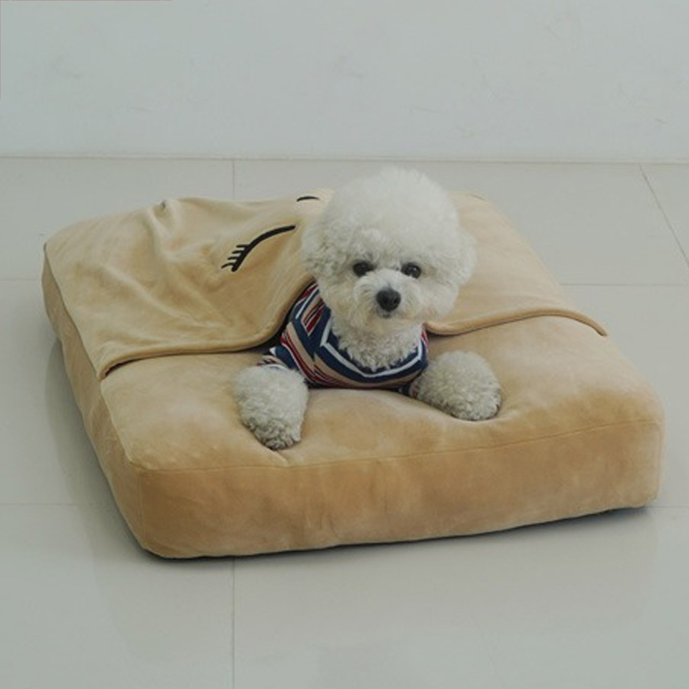 레드퍼피 강아지쿠션 사르르 홈방석 (베이지)