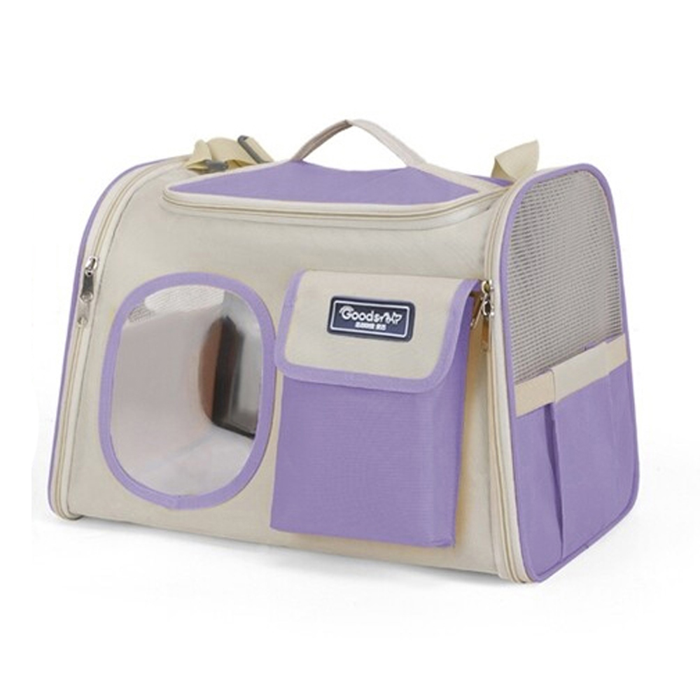 헤세드요셉 강아지이동가방 프리미요굿즈 크로스백 (퍼플)