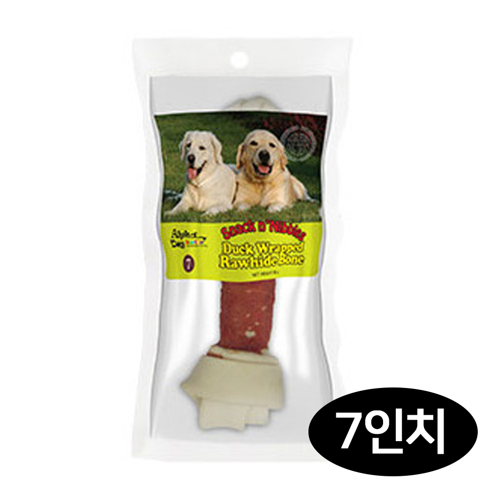 알파독 강아지 오리 우유껌 1p (7in)