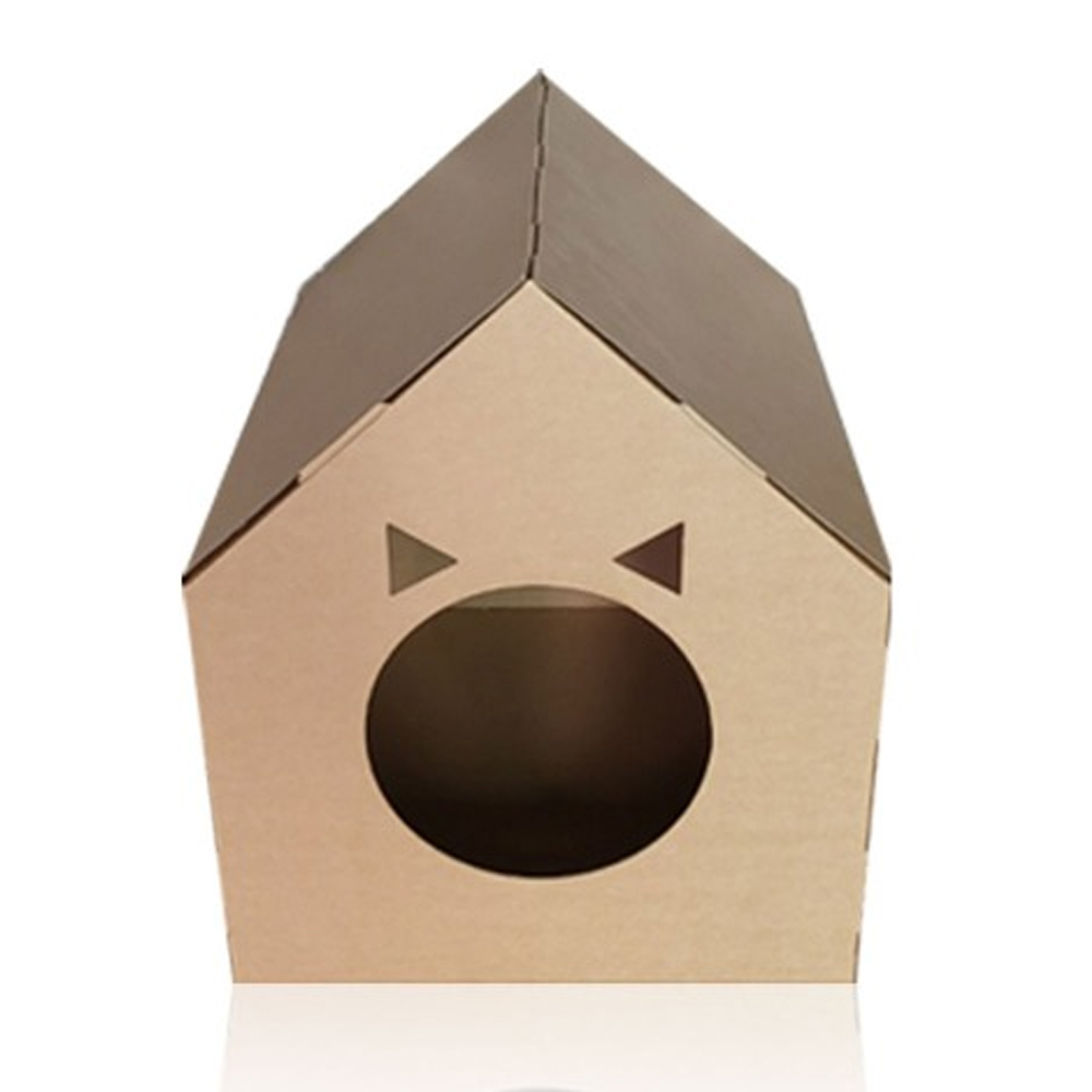 네이처펫 고양이 종이로 만든 하우스 숨숨집 (사각형)