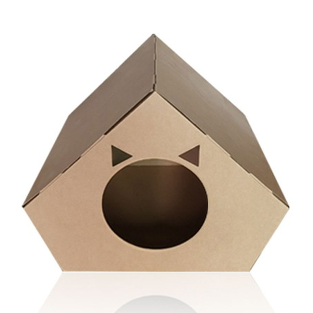 네이처펫 고양이 종이로 만든 하우스 숨숨집 (오각형)