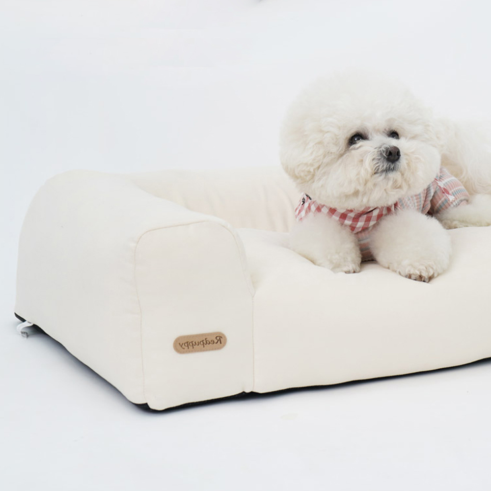 레드퍼피 강아지쿠션 코쉬 쿠션 (밀크아이보리)