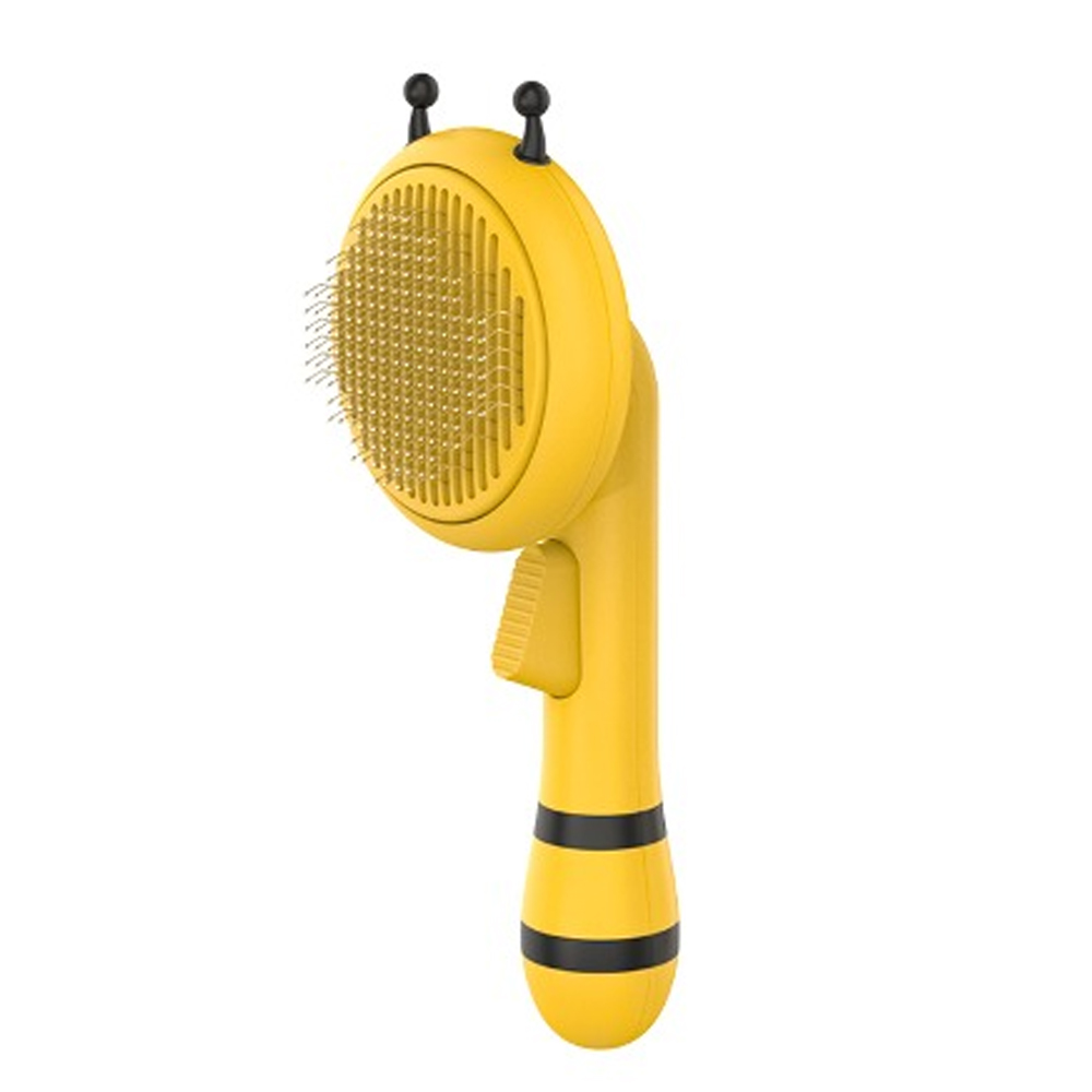 모모 고양이 롤 스프링 펫 브러쉬 (꿀벌)