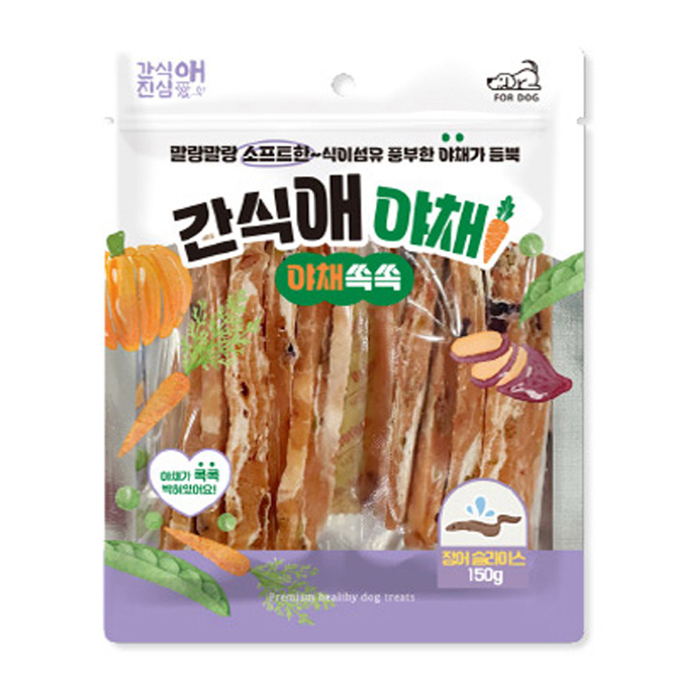 토리 강아지간식 간식애야채 소프트 장어슬라이스 150g