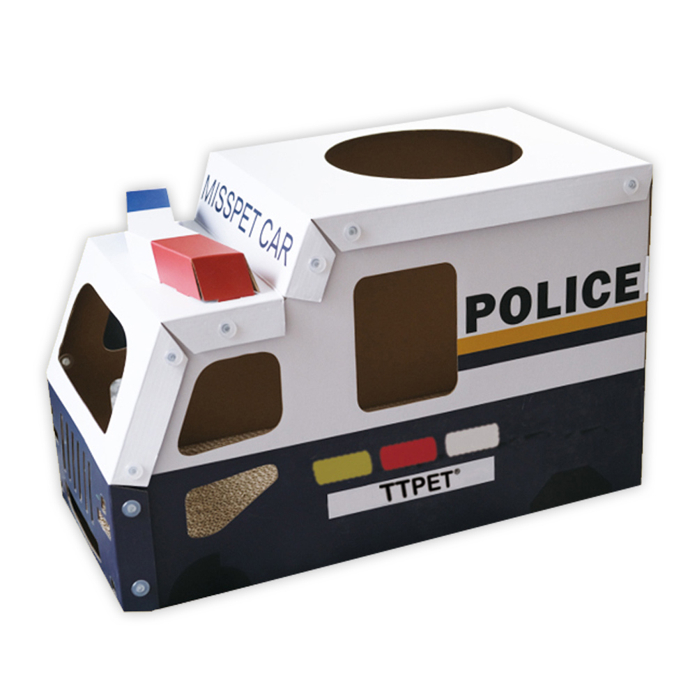 미스펫 고양이 자동차 하우스 스크래쳐 (경찰차량)