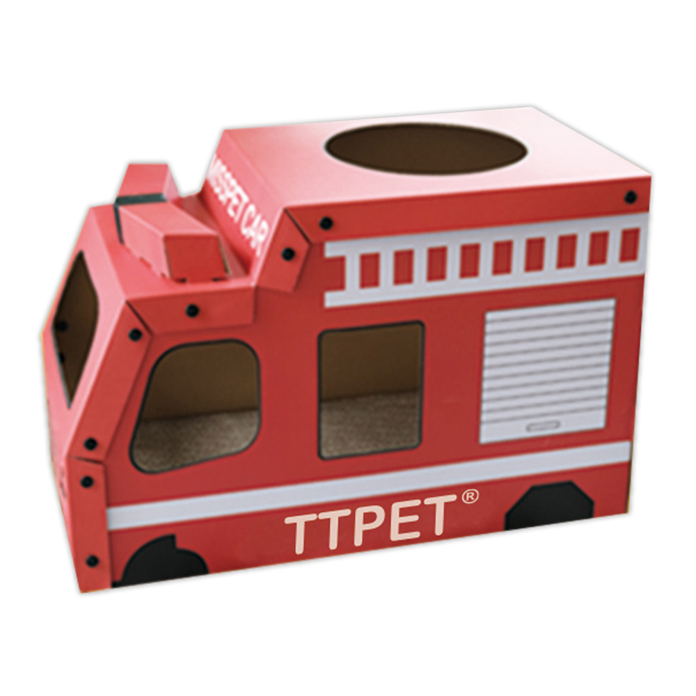 미스펫 고양이 자동차 하우스 스크래쳐 (소방차량)