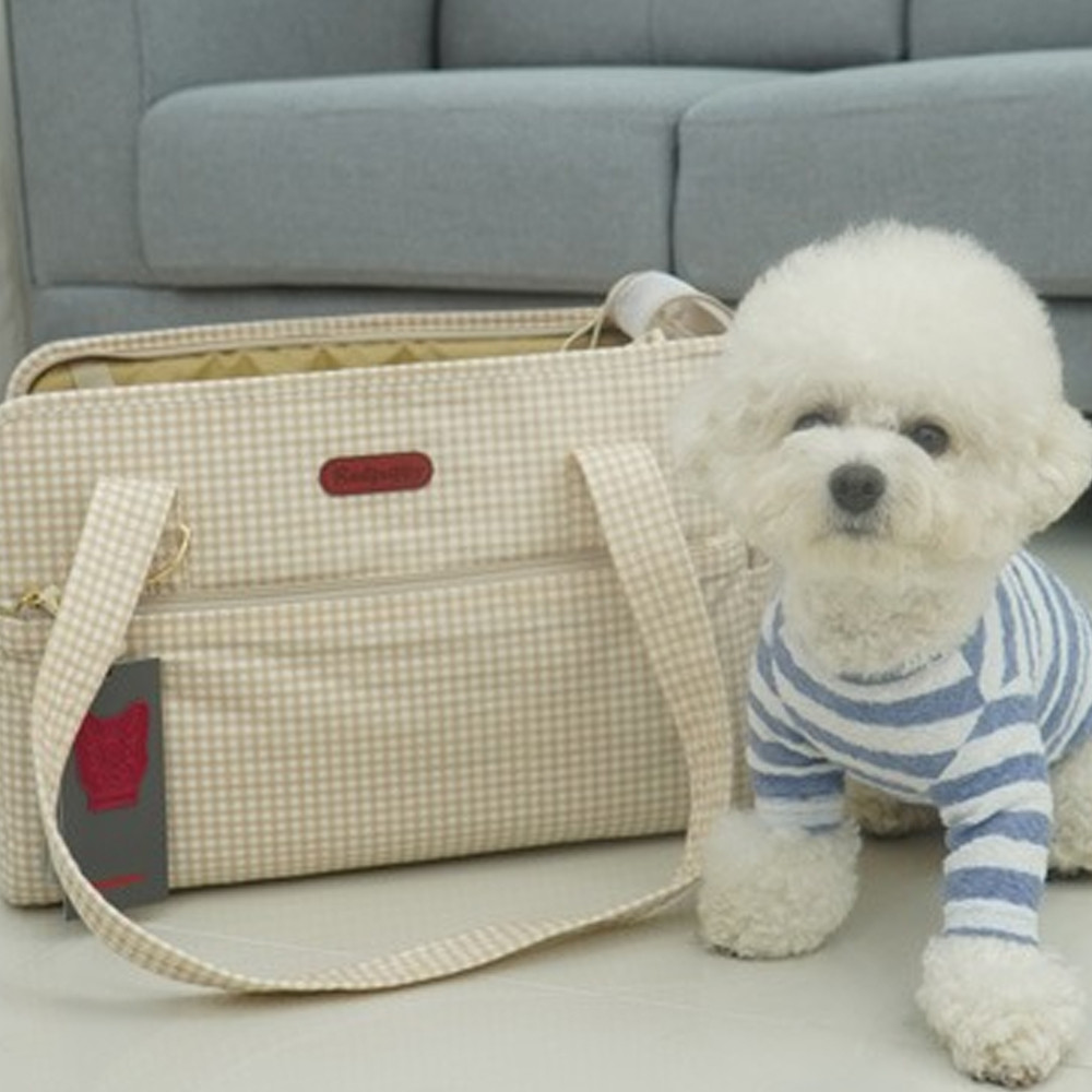 레드퍼피 강아지이동가방 레일 이동가방 (자몽옐로우)