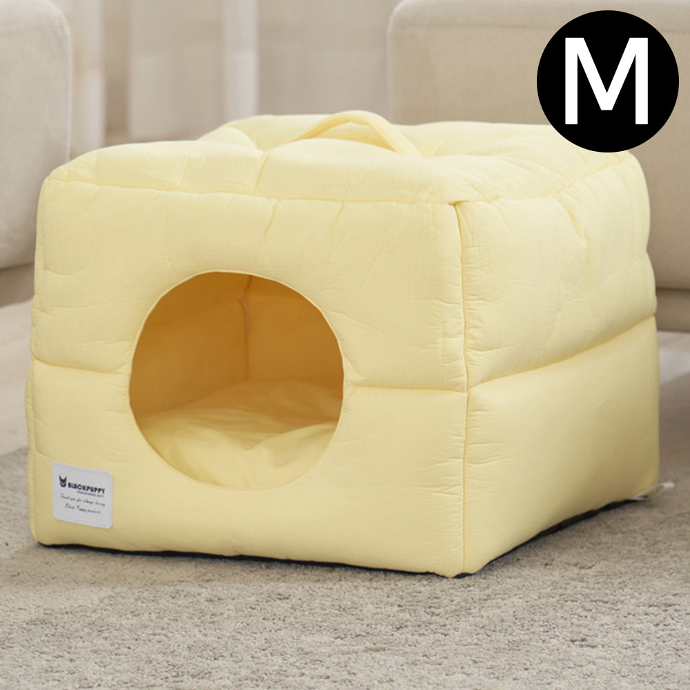 레드퍼피 강아지하우스 마시멜로우 하우스 (망고옐로우) (M)
