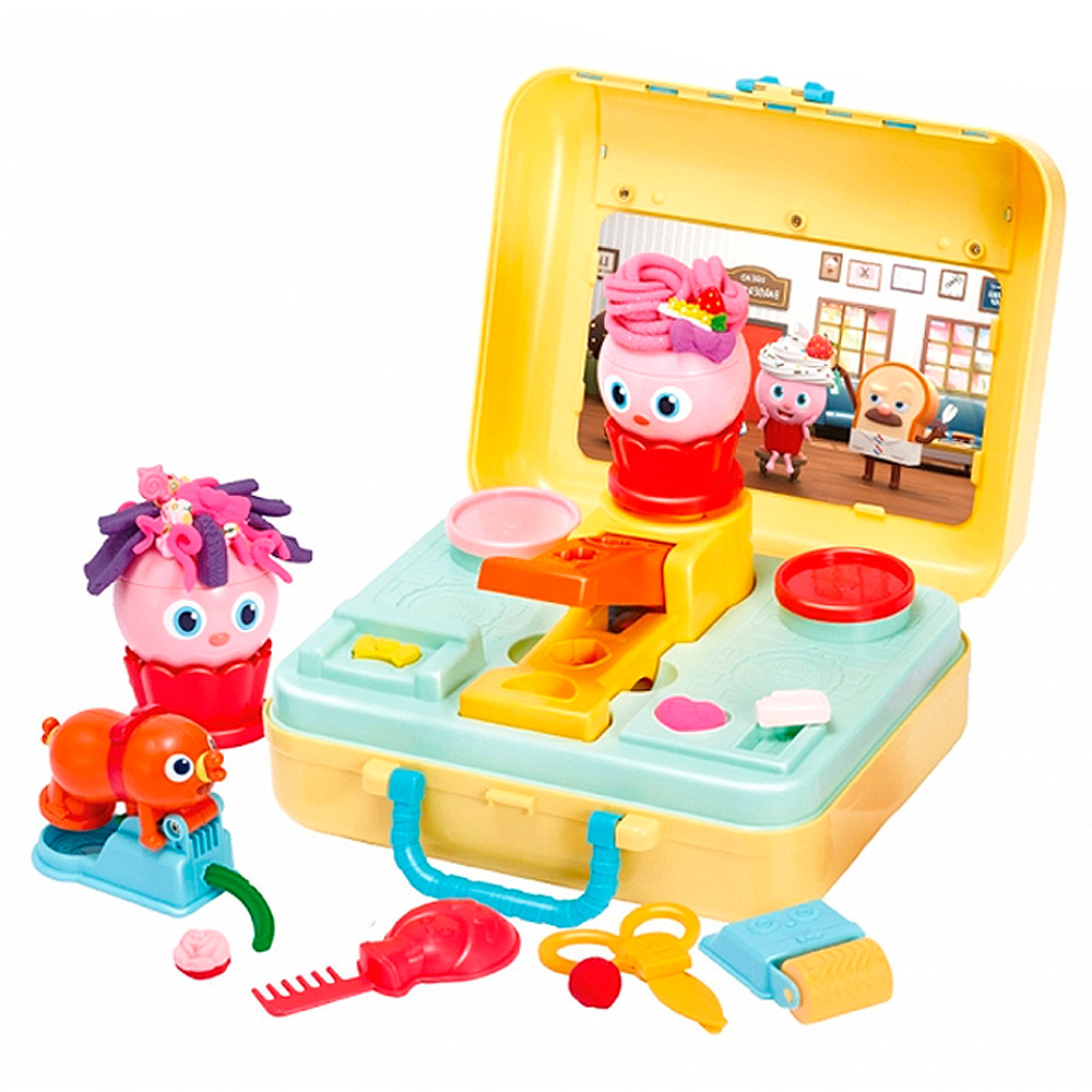 토이트론 미용놀이 브레드이발소 컵케이크의 화려한변신 브레드 이발교실