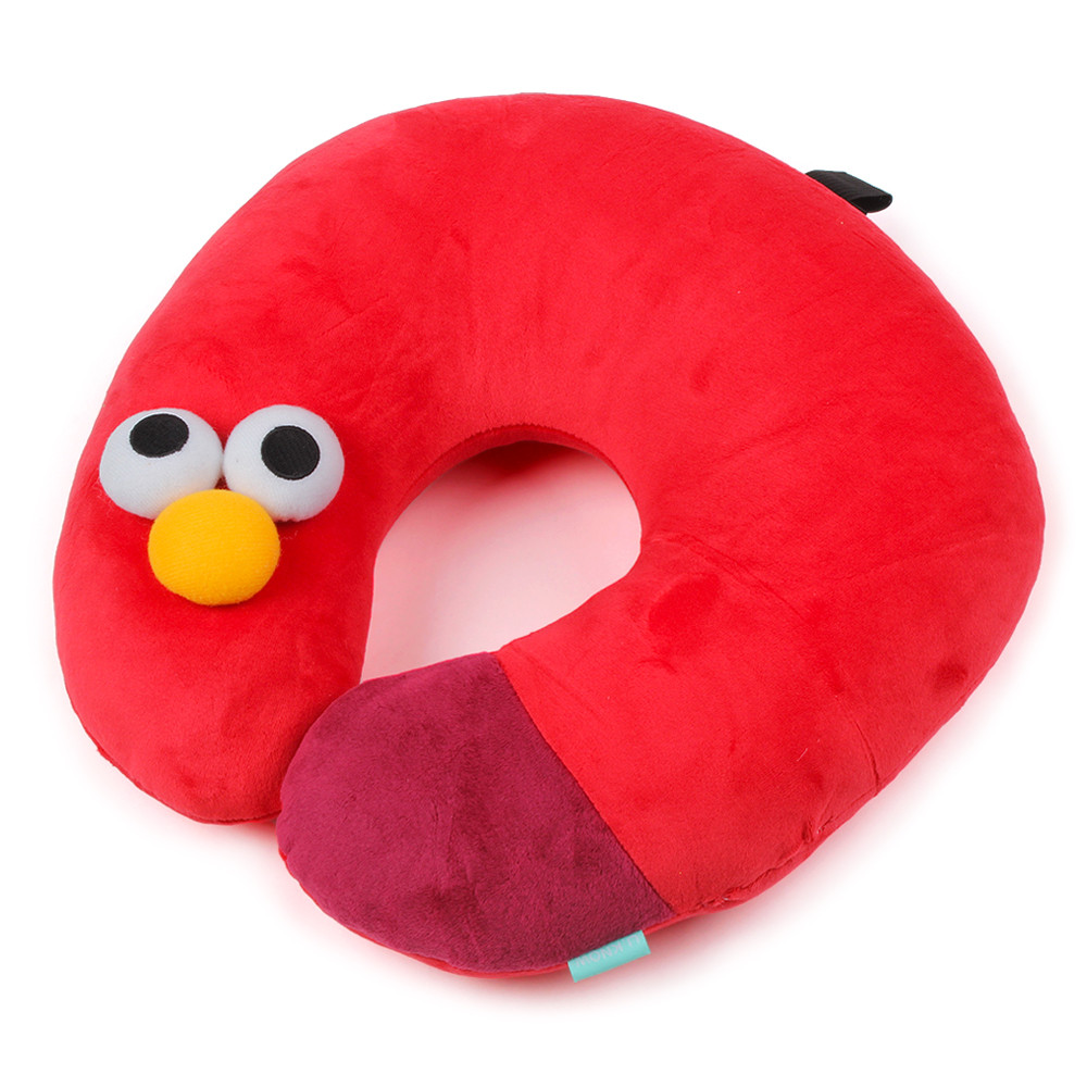 한정특가) 유노디자인 왕눈이 목쿠션 목베게 (레드)