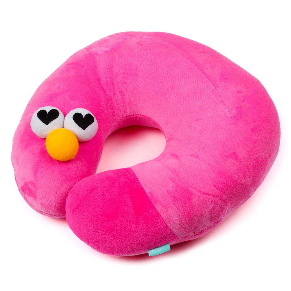 한정특가) 유노디자인 왕눈이 목쿠션 목베게 (핑크)