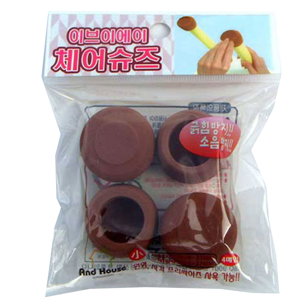 유니온 의자발 캡 체어슈즈 (소) (ECC-03) 층간소음 바닥스크래치 방지 의자발커버