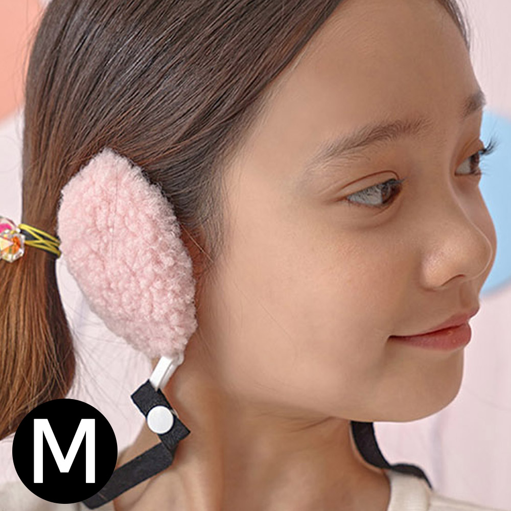 윙하우스 울리 똑딱이 귀마개 (핑크) (M)