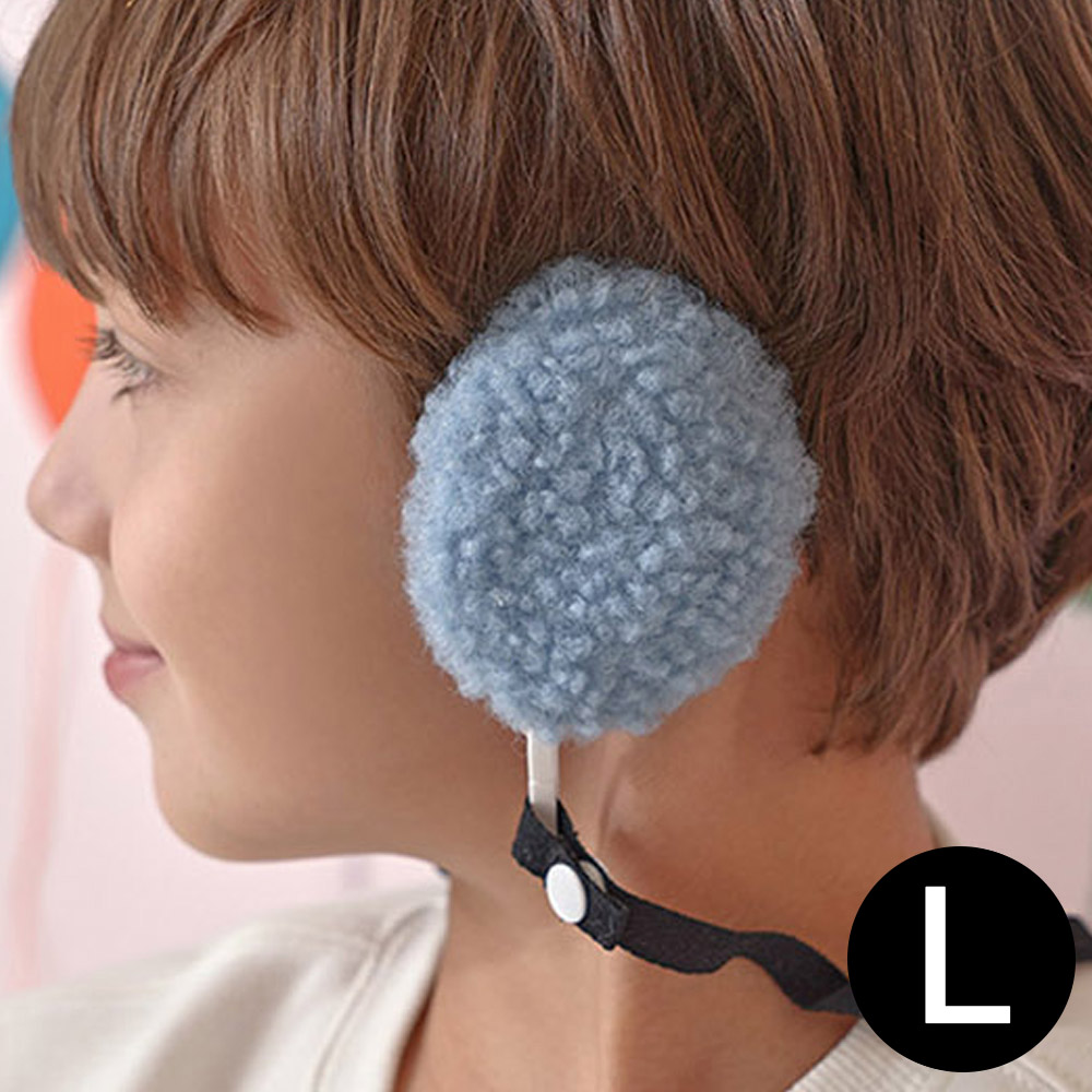 윙하우스 울리 똑딱이 귀마개 (블루) (L)